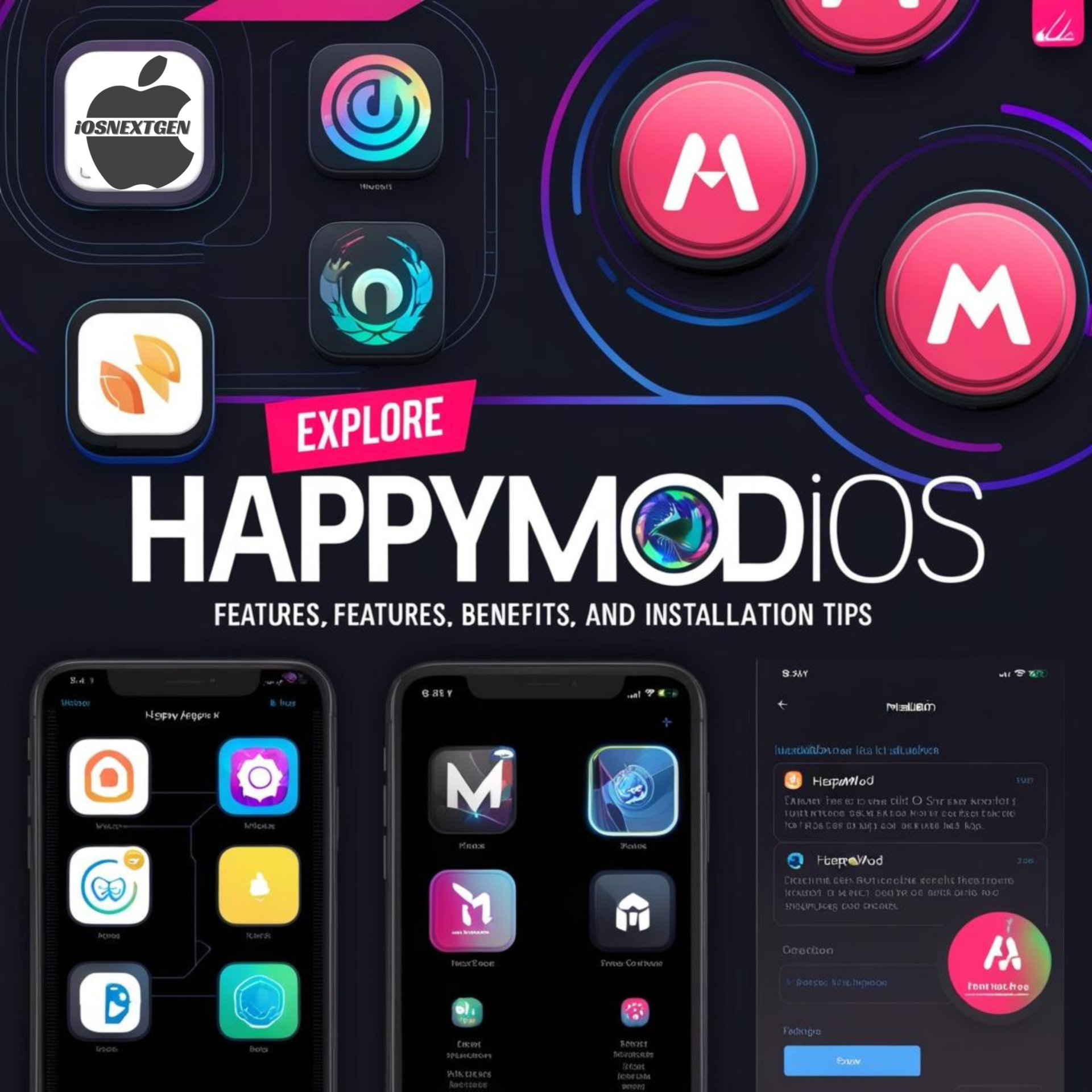 HappyMod iOS app features and installation guide for iPhone and iPad