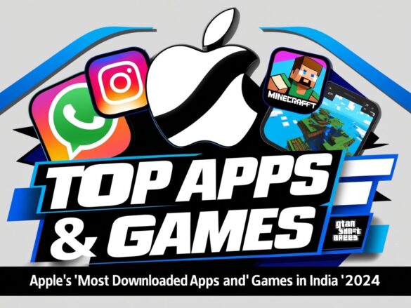 Apple's Most Downloaded Apps and Games in India 2024 - Top iOS Next Gen Apps and Games with WhatsApp, Instagram, Minecraft, and GTA San Andreas.