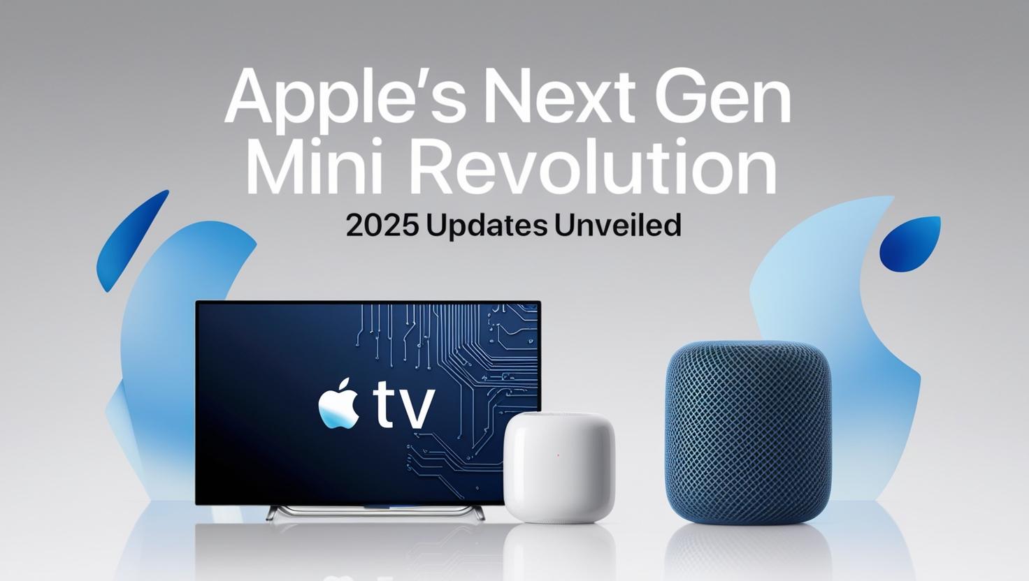 Apple’s Next Gen updates including Apple TV 2025, HomePod Mini 2025, and iOS features.