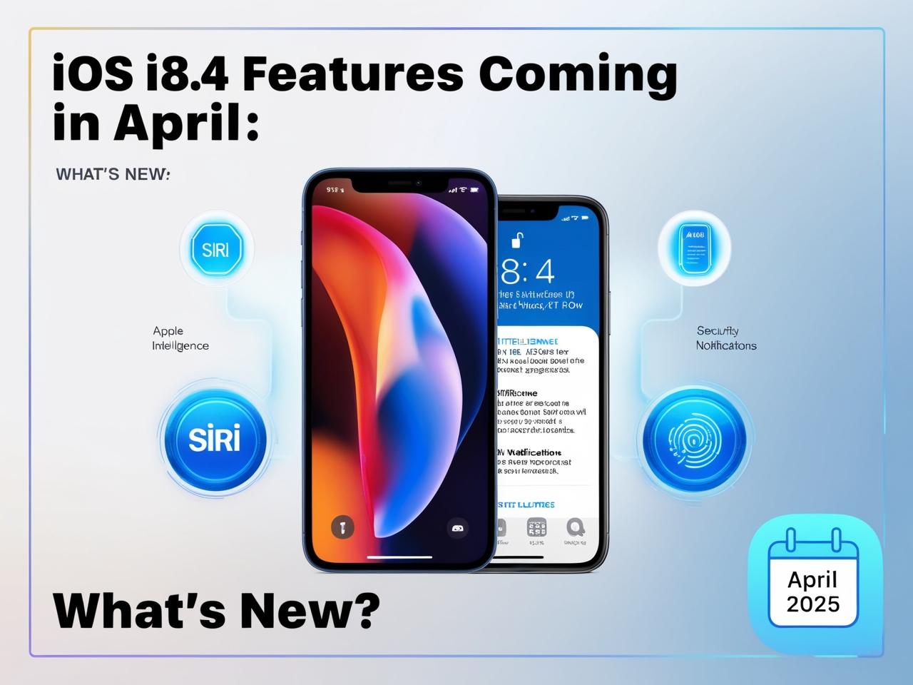 iOS 18.4 update features including Apple Intelligence, Siri upgrades, and notification summaries coming to India in April 2025